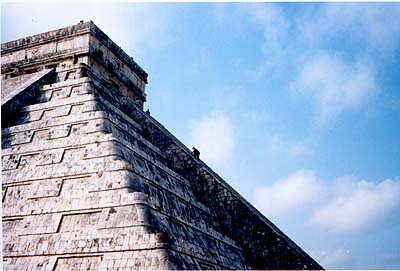 el castillo, the steep stairs