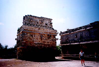 richly decorated buildings