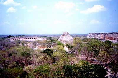 die ruinen von uxmal