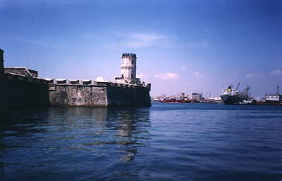 hafenanlagen und alte festung auf der insel st juan de ulúa