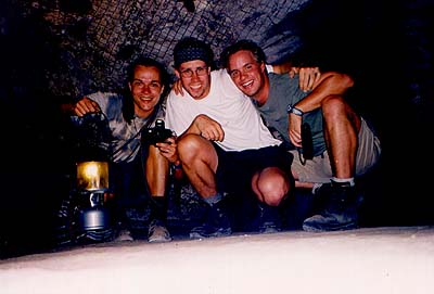 jens, torsten, ich in den ruinen von xochicalco